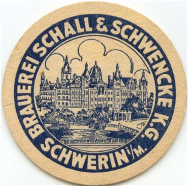 schwerin sn-mv schweriner schall rund 1a (215-m schloss-blau) 